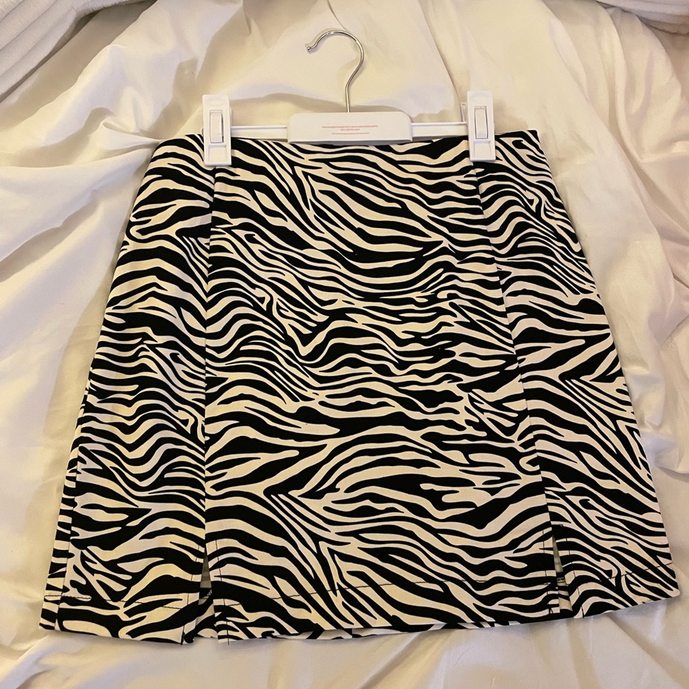 NW Zebra Print Mini Skirt